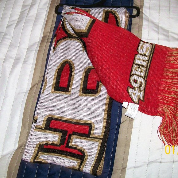 NWT San Francisco 49ers Scarf - Picture 1 of 2